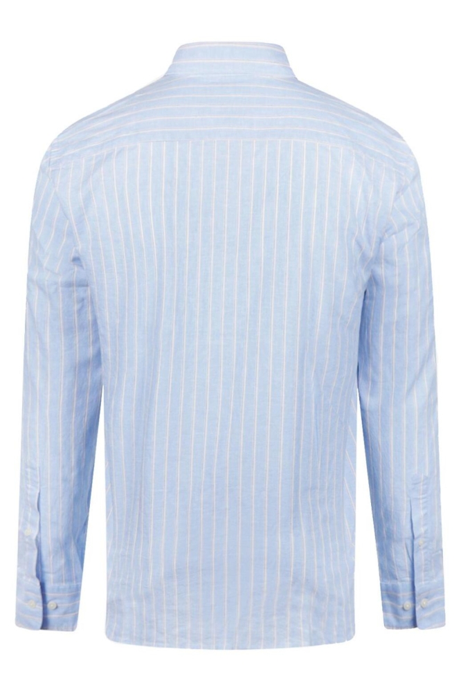 McGregor blauwe heren overhemd | Achteraanzicht