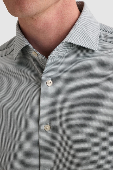 Vanguard blauwe heren overhemd | Close up