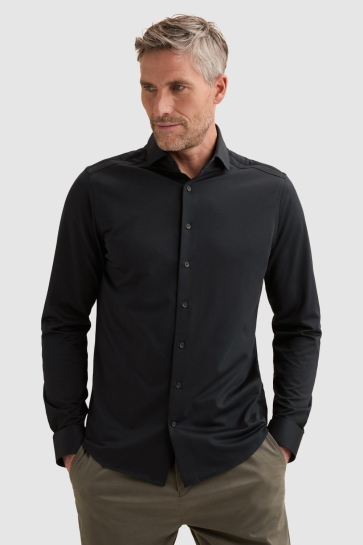 Vanguard Overhemd ELEVATED KNIT SHIRT MET WIDESPREAD KRAAG VSI2608200 5073