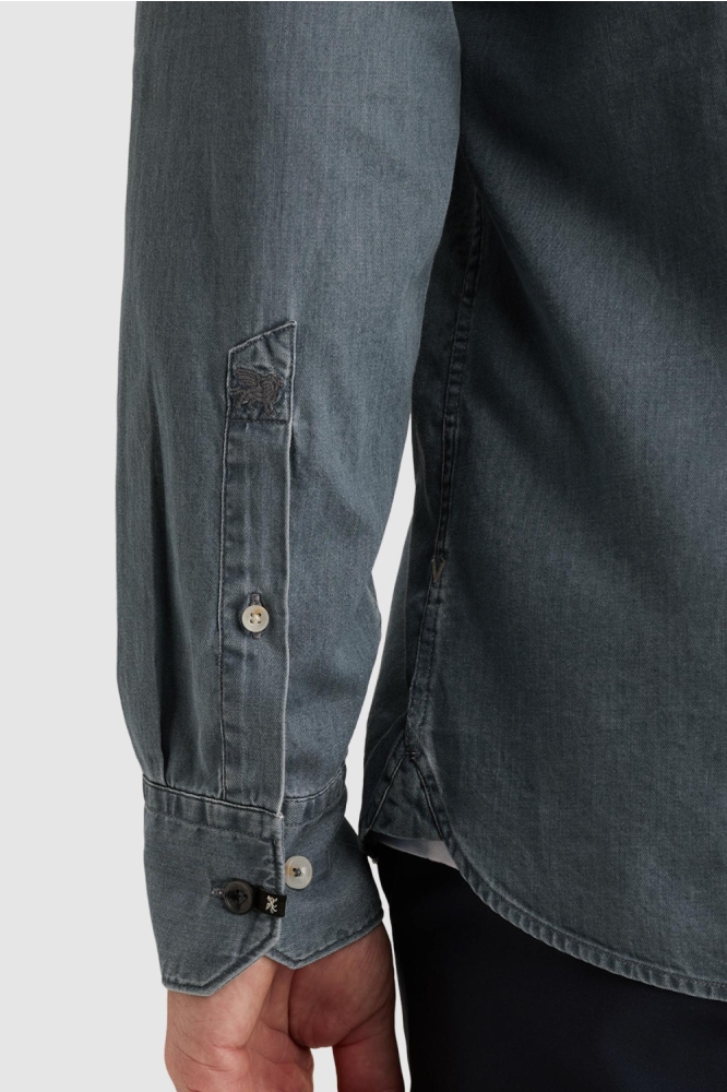 Vanguard blauwe heren overhemd | Close up