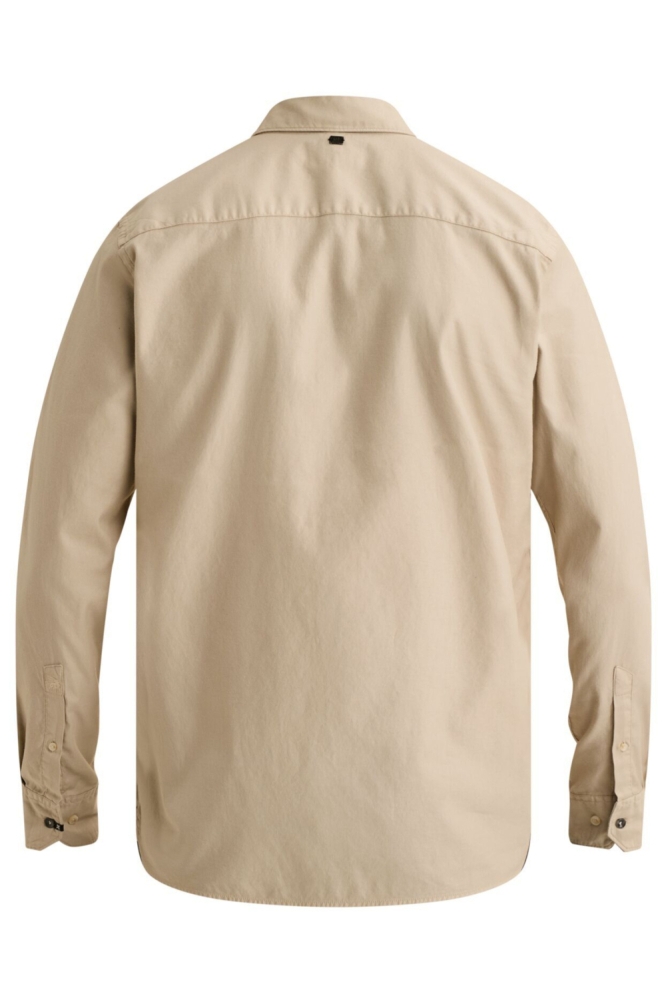 Vanguard beige heren overhemd | Achteraanzicht