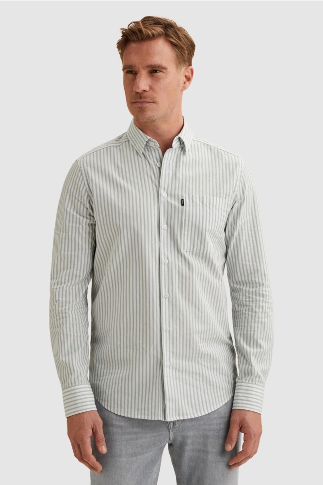 Vanguard blauwe heren overhemd | Model vooraanzicht