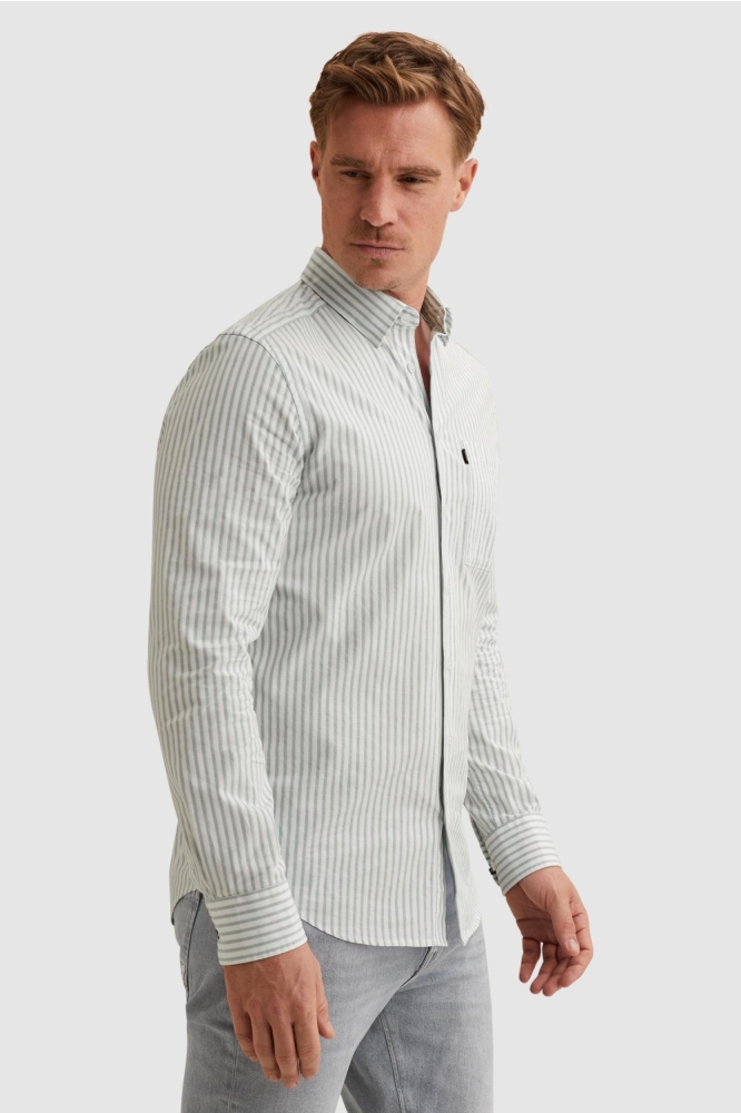 Vanguard blauwe heren overhemd | Model zijaanzicht