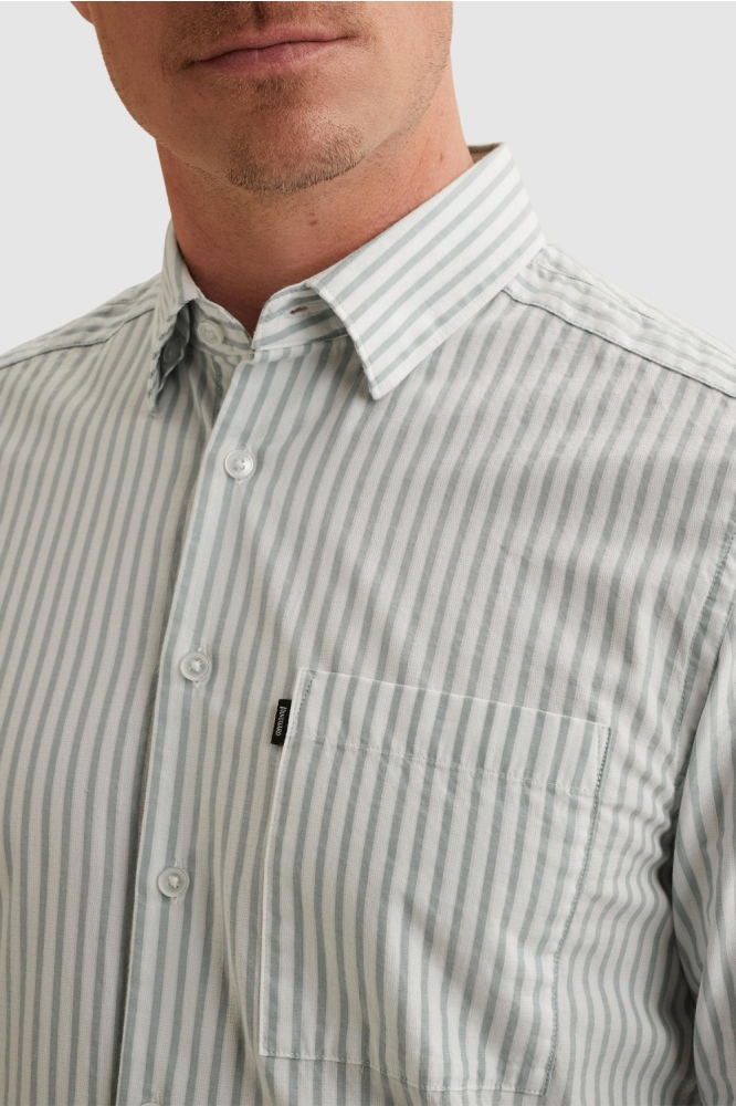 Vanguard blauwe heren overhemd | Close up