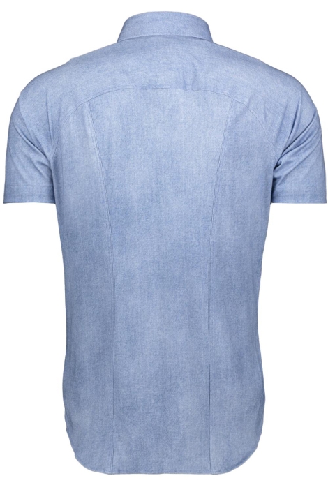 Desoto blauwe heren overhemd | Achteraanzicht