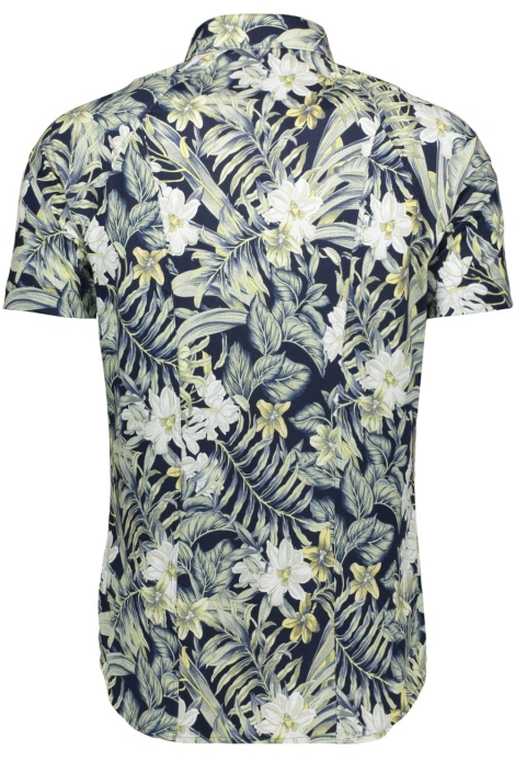 Desoto blauwe heren overhemd | Achteraanzicht