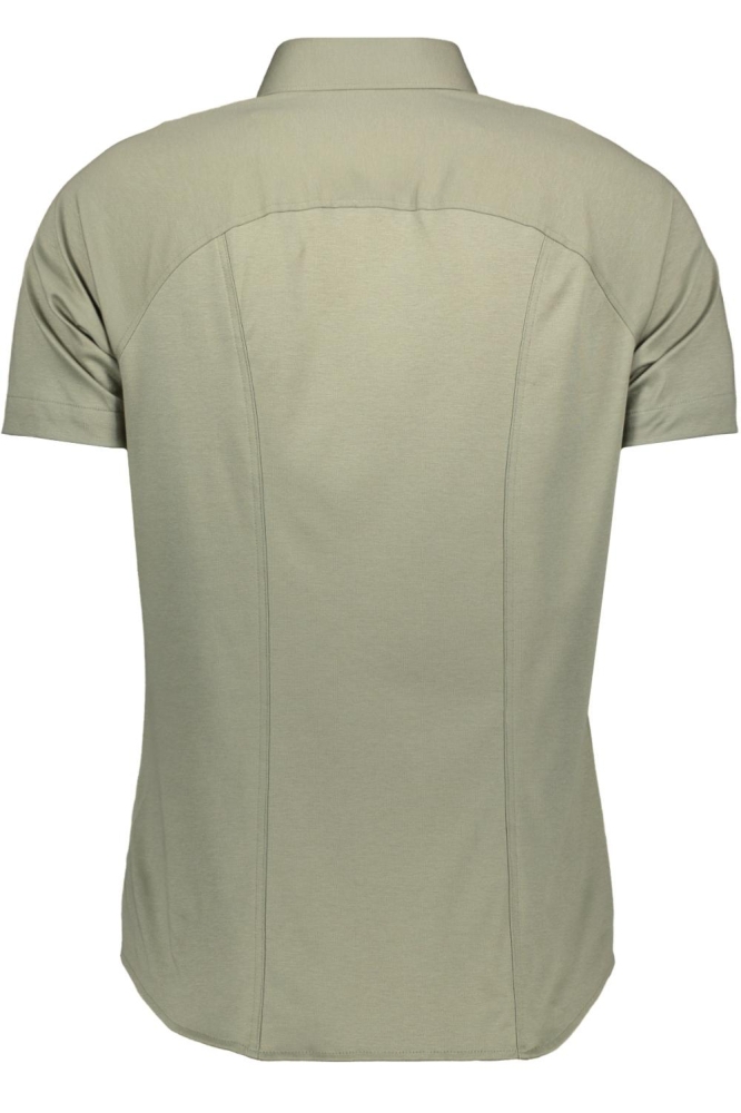 Desoto groene heren overhemd | Achteraanzicht