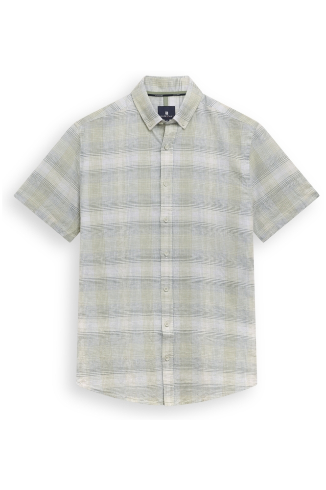 State of Art groene heren overhemd | Vooraanzicht