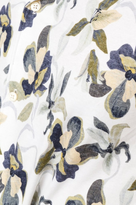 Desoto witte heren overhemd | Close up