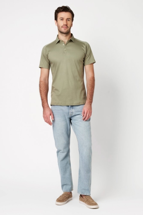 Desoto groene heren polo | Model