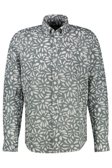 Lerros hemd 1/1 arm Groen