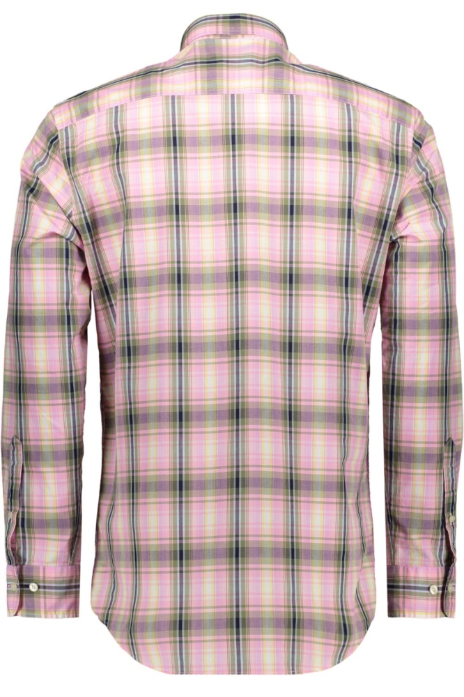 McGregor roze heren overhemd | Achteraanzicht