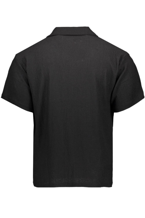 Malelions zwarte heren overhemd | Achteraanzicht