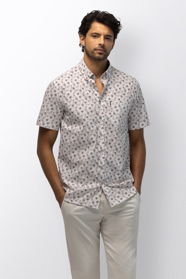 State of Art Overhemd POPLIN OVERHEMD MET ALLOVER PRINT 264 16305 4514