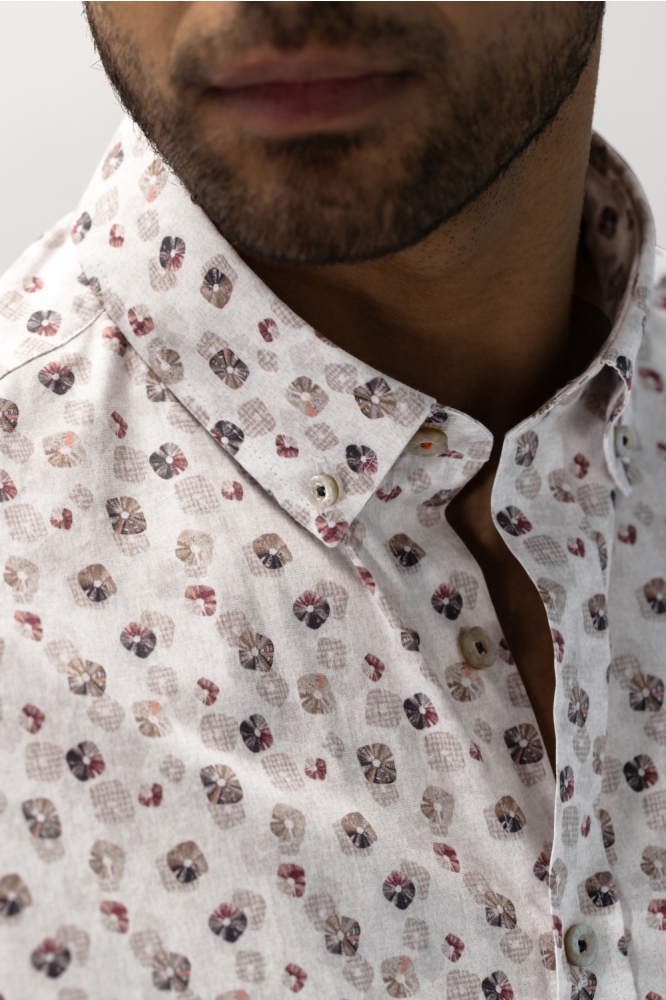 State of Art grijze heren overhemd | Close up