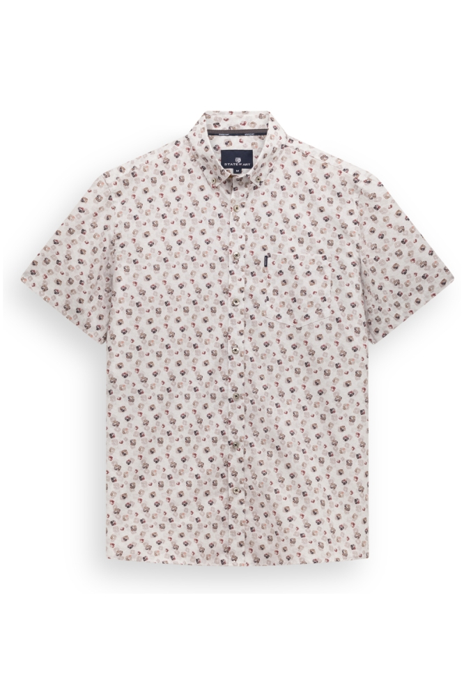 State of Art grijze heren overhemd | Vooraanzicht