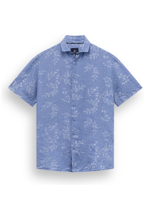 State of Art blauwe heren overhemd | Vooraanzicht