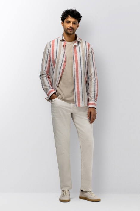 State of Art beige heren overhemd | Model