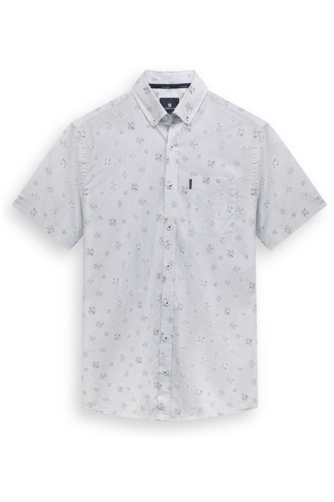 State of Art blauwe heren overhemd | Vooraanzicht