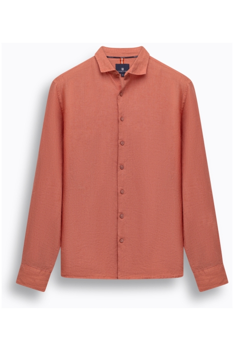 State of Art oranje heren overhemd | Vooraanzicht