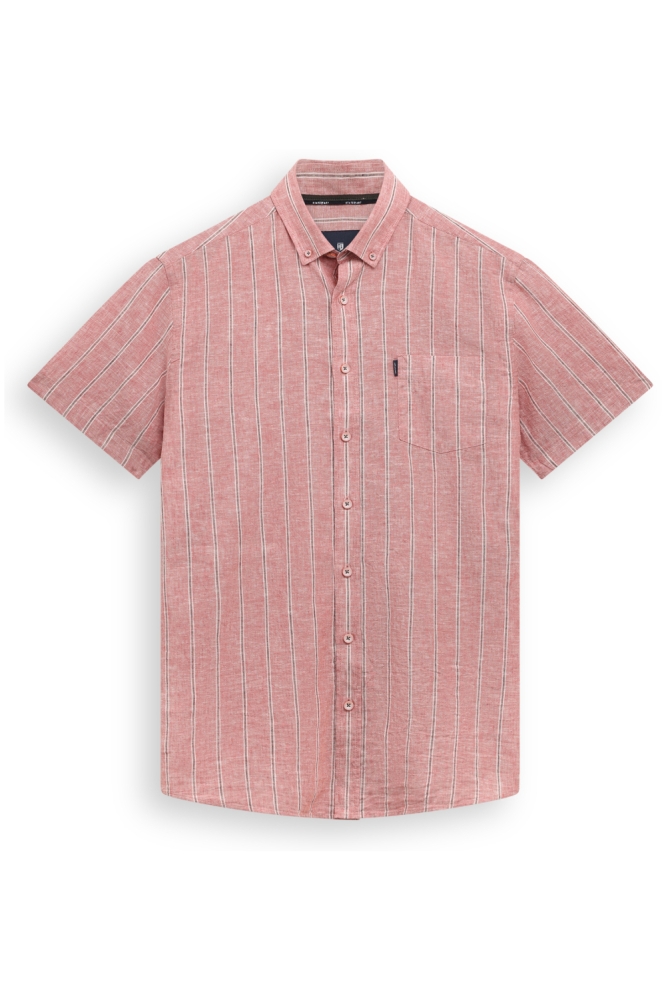 State of Art rode heren overhemd | Vooraanzicht