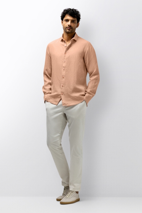 State of Art oranje heren overhemd | Model