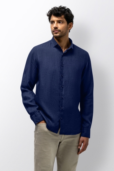 State of Art Blouse LINNNEN OVERHEMD LANGE MOUW 211 16270 5800