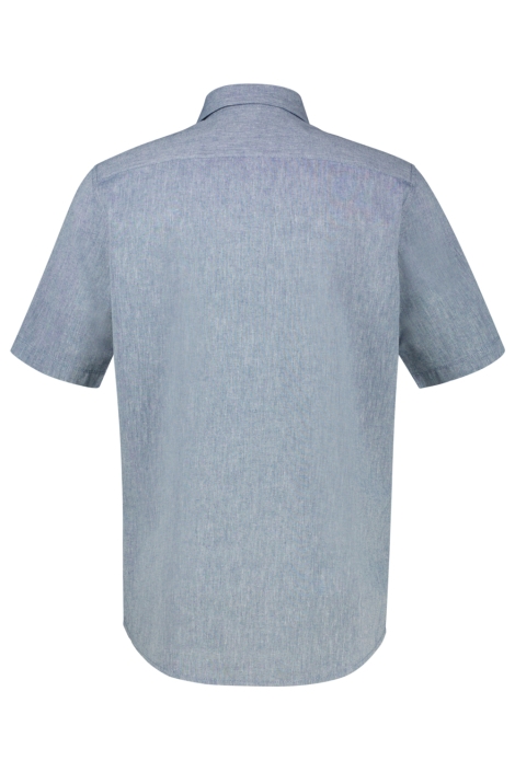 Lerros blauwe heren overhemd | Achteraanzicht