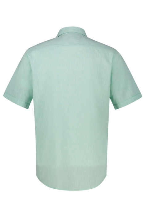 Lerros groene heren overhemd | Achteraanzicht