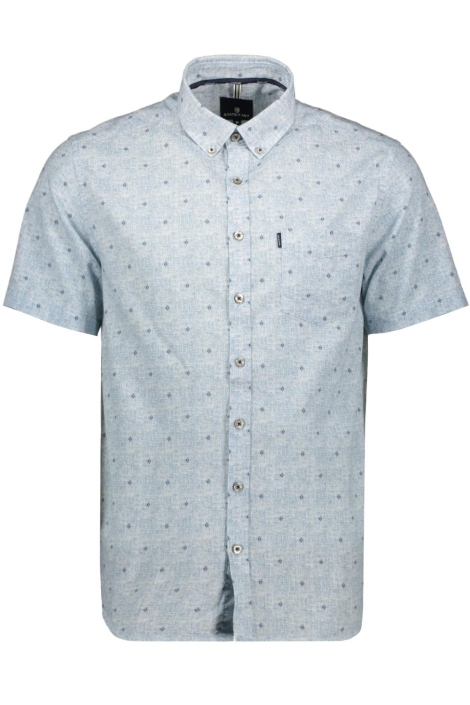 State of Art blauwe heren overhemd | Vooraanzicht