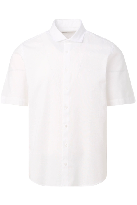 Campbell witte heren overhemd | Vooraanzicht