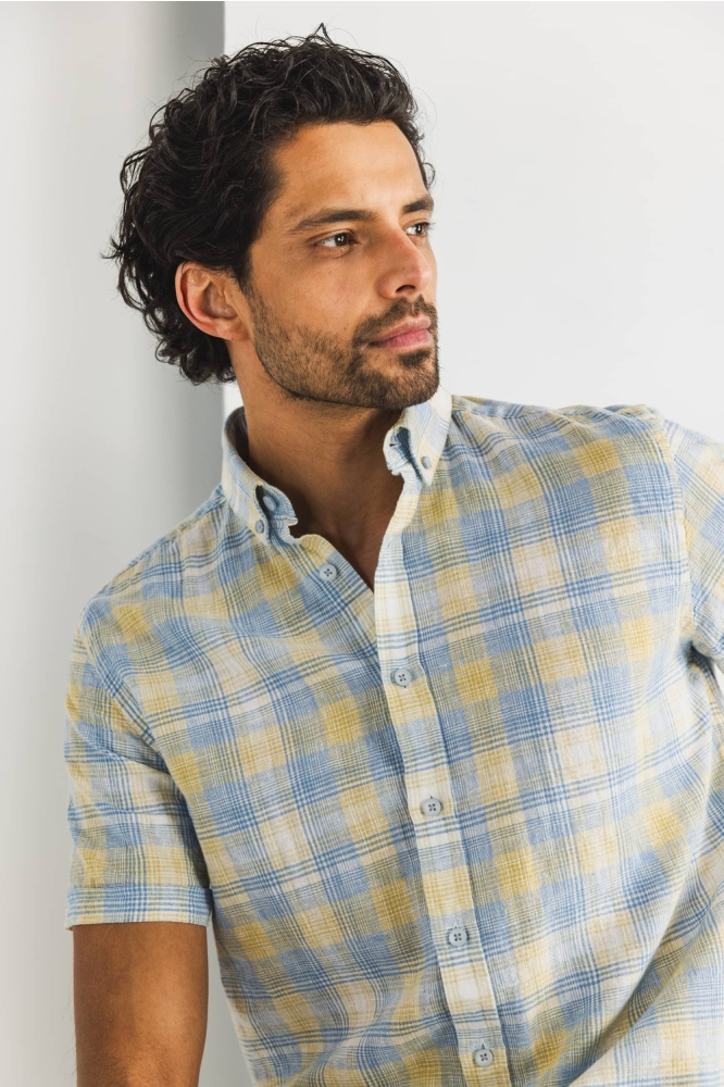 State of Art witte heren overhemd | Close up