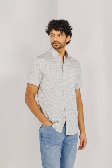 State of Art Overhemd POPLIN SHIRT MET PRINT 26415227 1116
