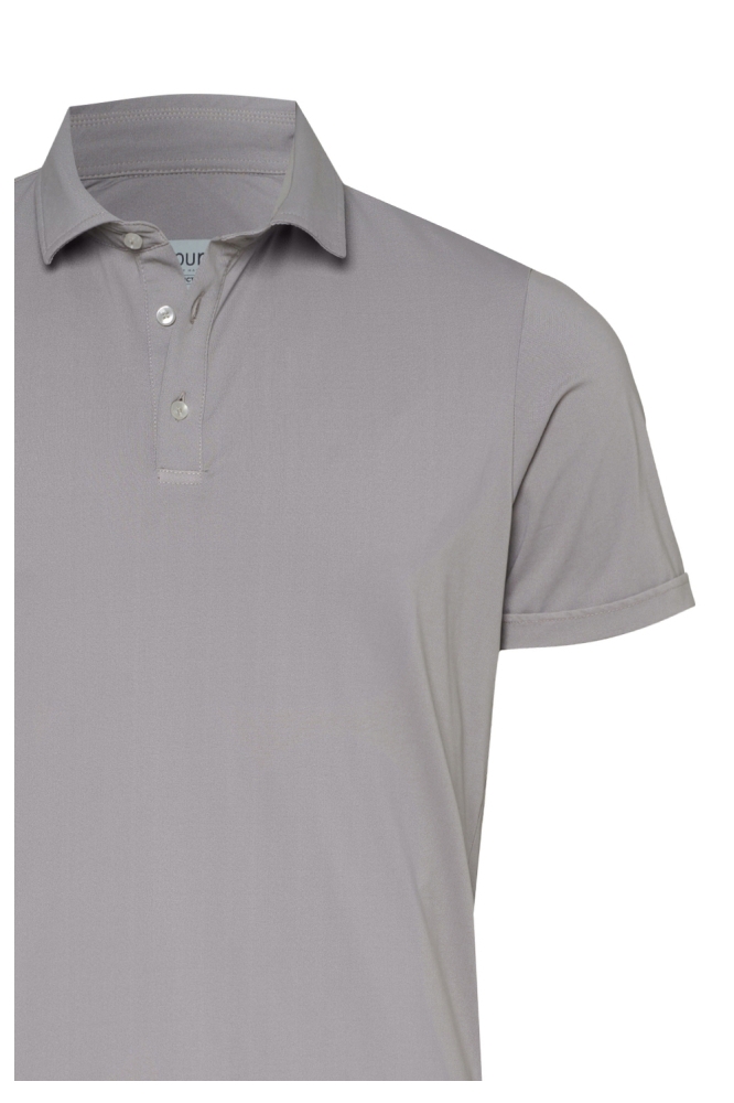 Pure H. Tico beige heren polo | Close up