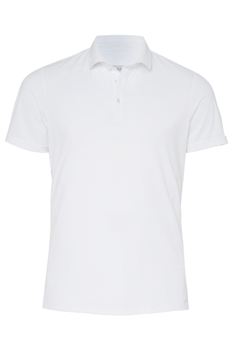 Pure H. Tico witte heren polo | Vooraanzicht