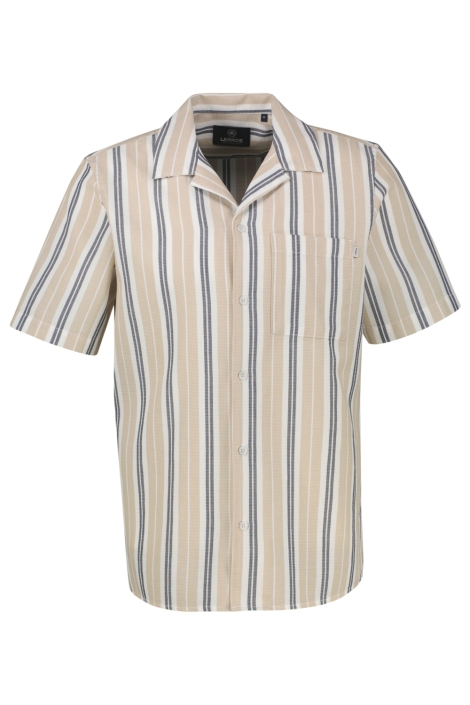 Lerros beige heren overhemd | Vooraanzicht