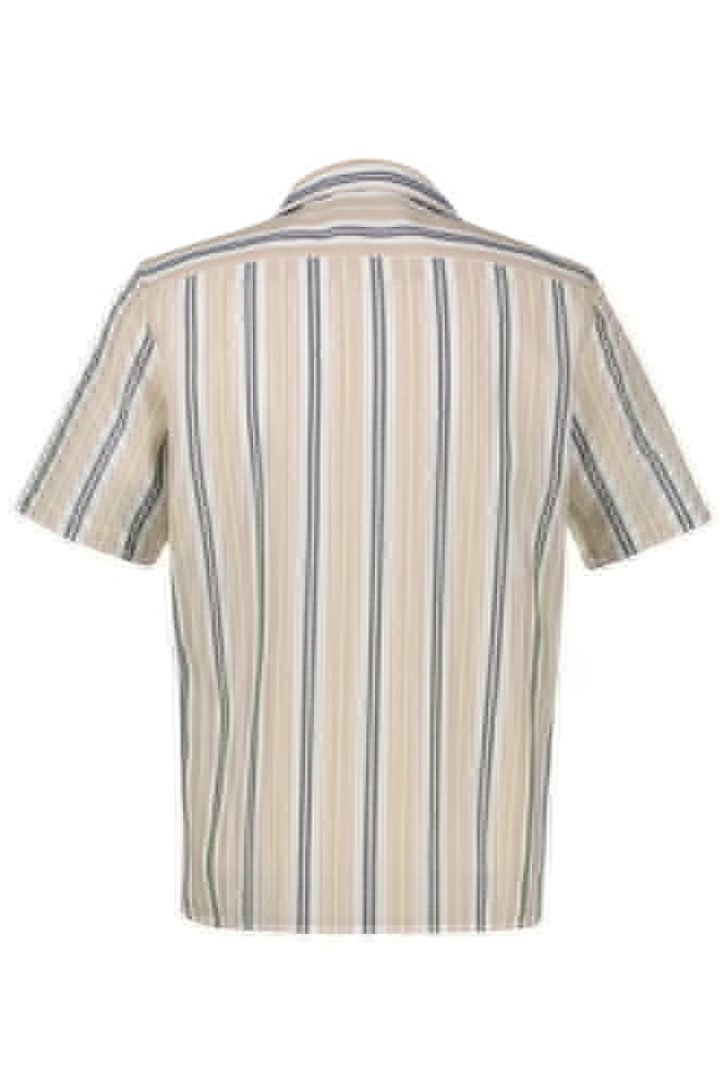 Lerros beige heren overhemd | Achteraanzicht