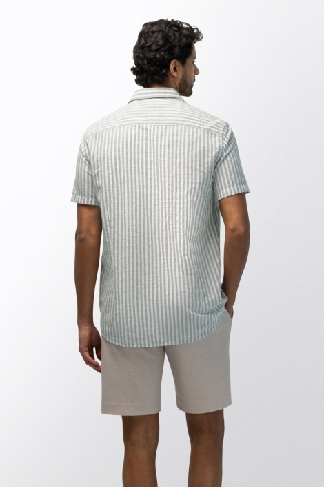 State of Art grijze heren overhemd | Model achteraanzicht