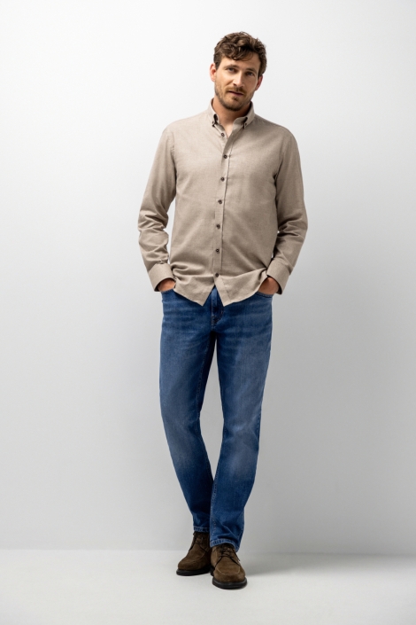 State of Art camel heren overhemd | Model