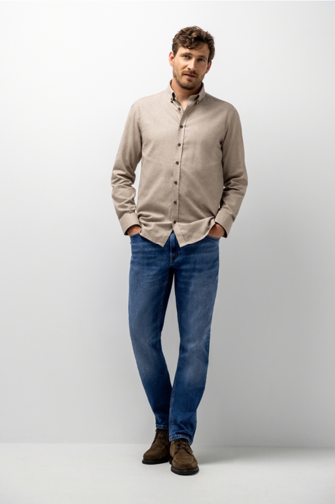 State of Art camel heren overhemd | Model