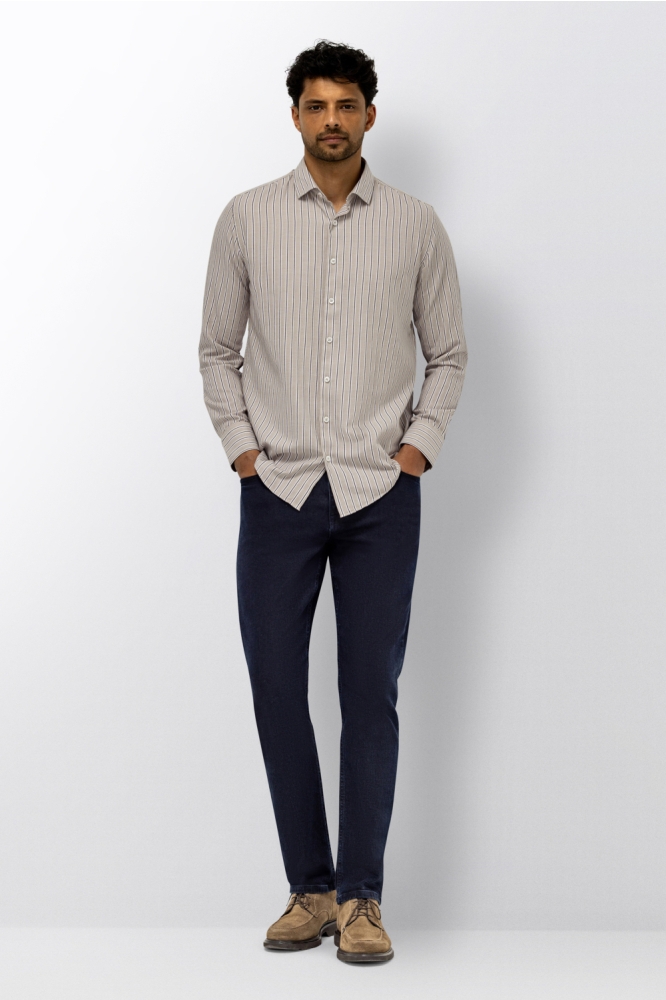 State of Art taupe heren overhemd | Model