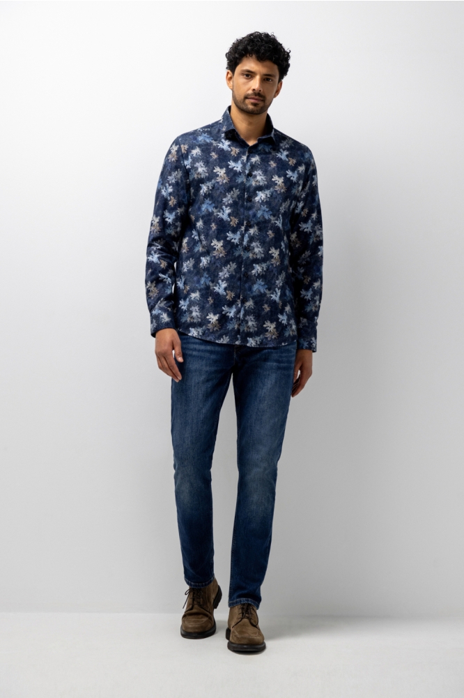 State of Art blauwe heren overhemd | Model
