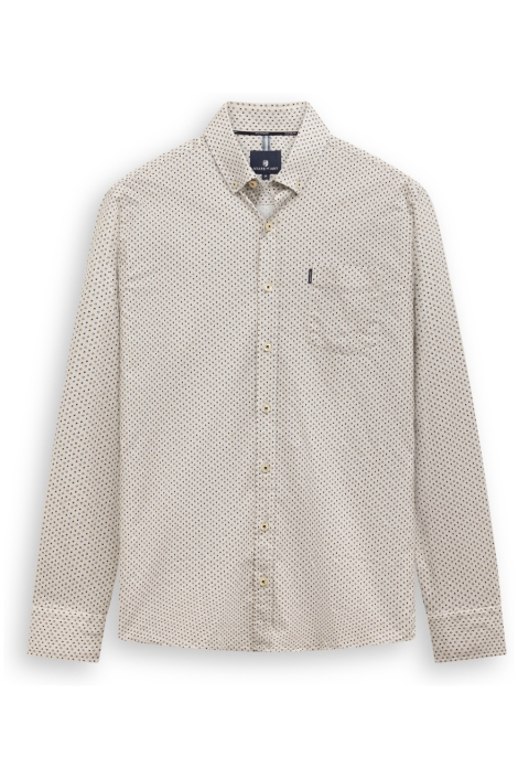 State of Art taupe heren overhemd | Vooraanzicht