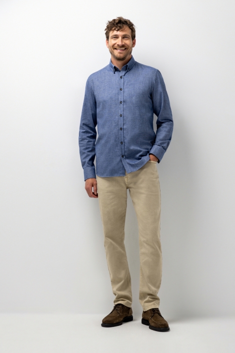 State of Art blauwe heren overhemd | Model