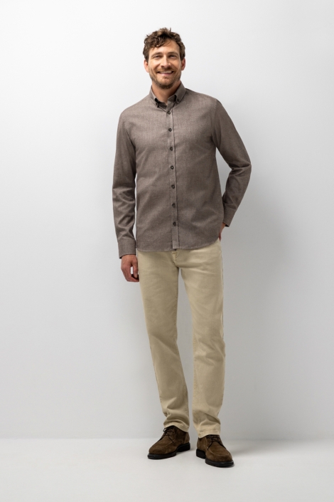 State of Art camel heren overhemd | Model