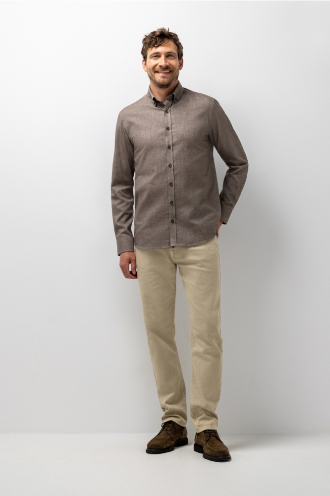 State of Art camel heren overhemd | Model