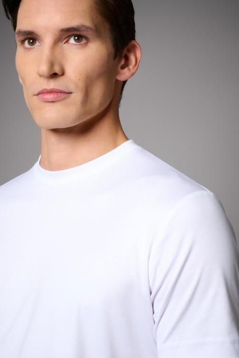 Desoto witte heren t-shirt | Close up