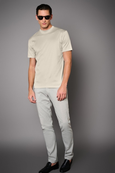 Desoto taupe heren t-shirt | Model