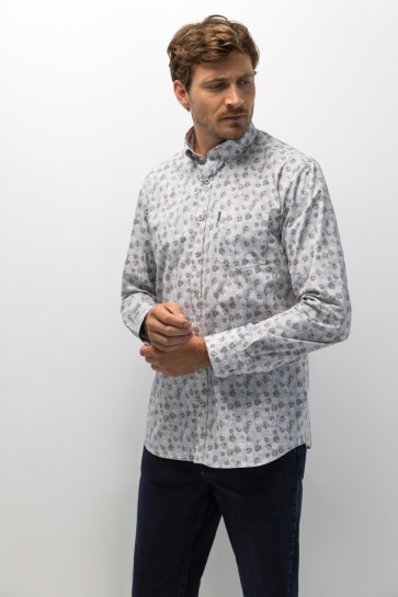 State of Art Overhemd POPLIN OVERHEMD MET ALLOVER PRINT 21426913 5956