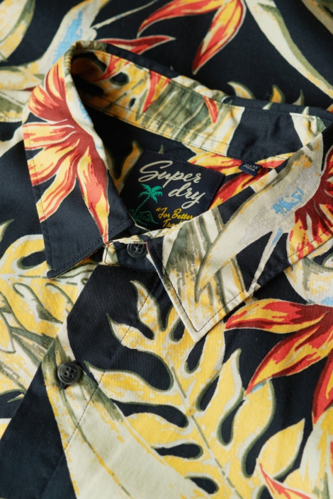 Superdry blauwe heren overhemd | Kleurstaal